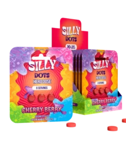 Party Pack | Silly Dots Super Dose 2400mg Tabs | 3 Pack | Cherry Berry | 10 Count Display