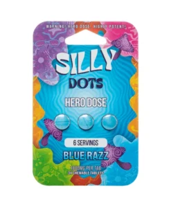 Silly Dots Hero Dose 1800mg Tabs | 3 Tabs | Blue Razz